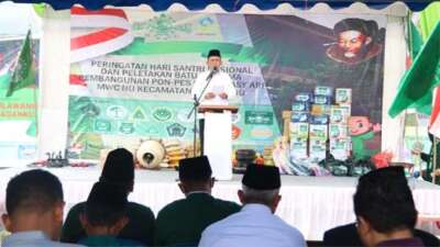 Gubernur Kepri Letakkan Batu Pertama Pembangunan Ponpes Hasyim Asy’Ari Batam