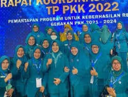 Umi Harneli Hadiri Rakornas TP PKK di JIEXPO Jakarta