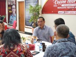 Kepala Rutan Cipinang Jaya Saragih Adakan Coffee Morning Dengan Wartawan