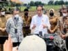 Presiden Jokowi saat kunjungan kerja ke PT Energi Agro Nusantara (Enero), anak usaha PT Perkebunan Nusantara X, di Mojokerto, Jumat 4 November 2022