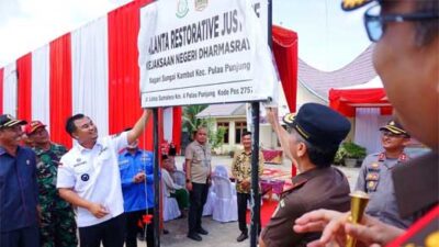 Pertama di Dharmasraya, Kajati Sumbar Resmikan Rumah Restorative Justice di Sungai Kambut