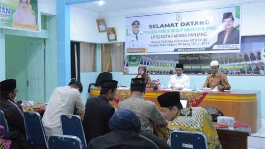 Kantor Kemenag Padang Panjang Laksanakan FGD Dewan Hakim MTQ ke-40