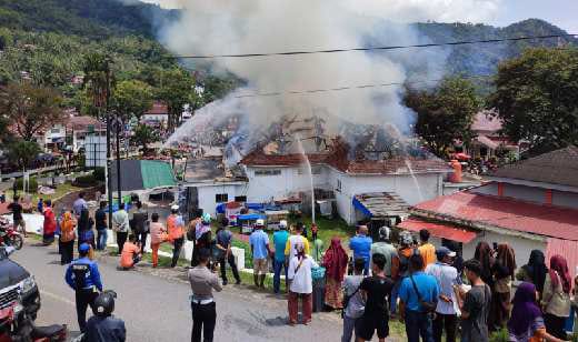 Kebakaran di GPK Sawahlunto