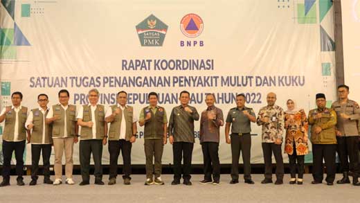 Rapat Koordinasi Satgas Penanganan PMK Kepulauan Riau