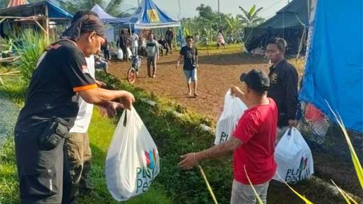 Kolaborasi BUMN Salurkan Bantuan Kemanusiaan Pasca Gempa Cianjur