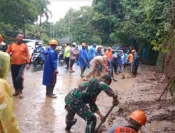 Longsor di Area Tebing Goa Jepang, Anggota Kodim Klungkung dan BPBD Dikerahkan