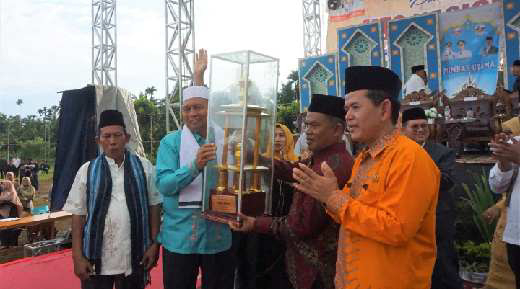 Kecamatan Sungai Beremas berhasil menjadi juara MTQ Nasional XI Tingkat Kabupaten Pasaman Barat