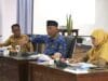 Gubernur Sumbar, Mahyeldi saat rapat koordinasi operasional pengawasan alat tangkap yang tidak ramah lingkungan di Danau Singkarak tahun 2022