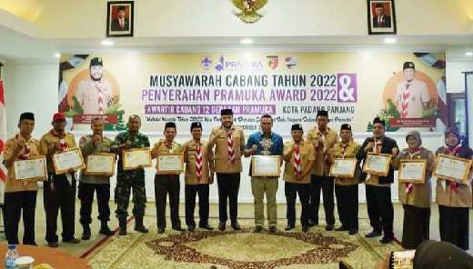 Fadly Amran Buka Muscab Kwarcab 12 Gerakan Pramuka Padang Panjang
