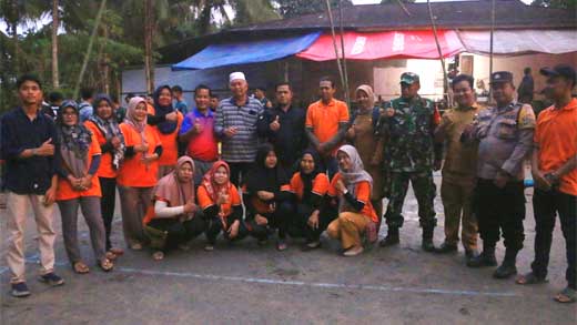 Bupati Pasbar Buka Open Turnamen Volley Ball Gema Rimba Nagari Kajai