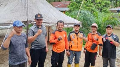 Pemkab Asahan Dirikan Tenda Pengungsi bagi Masyarakat yang Terkena Dampak Banjir