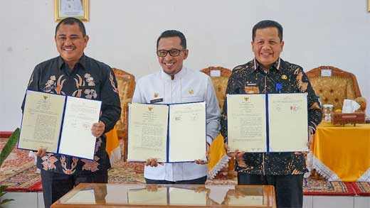 Pemkab Tanah Datar Jalin Kerja Sama dengan Pemkab Sarolangun dan Pemkab Bungo, Provinsi Jambi