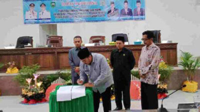 Pemkab dan DPRD Sepakati APBD Kabupaten Pasaman TA 2023