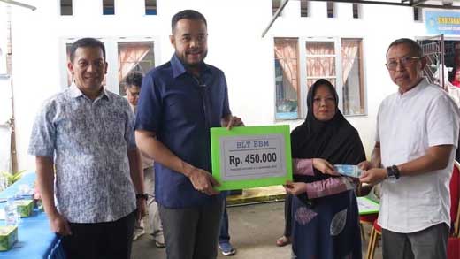 Pemko Padang Panjang Salurkan BLT BBM Tahap I