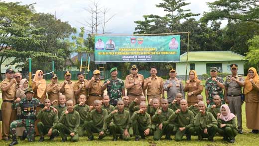 Pemko Padang dan Yonif 133 Yudha Sakti Bina 25 Anak Jalanan