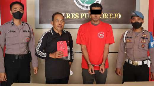 Polres Purworejo Tangkap Tersangka Warga Banyuasin Kembaran