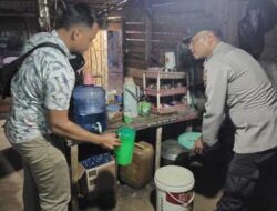 Operasi Pekat Singgalang 2022, Polsek Koto Baru Sita 40 Liter Tuak