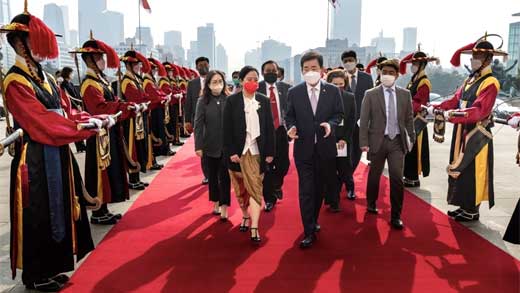 Puan Maharani disambut Ketua Majelis Nasional Korea Selatan