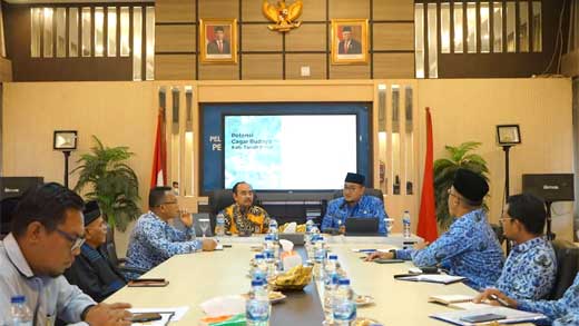 Pengembangan Cagar Budaya Bisa Jadi Wisata Minat Khusus di Tanah Datar 1 Wabup Tanah Datar, Richi Aprian kunjungan kerja ke Kantor Balai Pelestarian Cagar Budaya (BPCB) Sumatera Barat