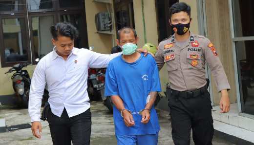 Kasus Penganiayaan Hingga Meninggal di Kecamatan Buayan Dilatarbelakangi Cinta Segitiga 1 Tersangka inisial AN digiring polisi