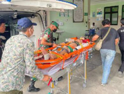 Jatuh 40 Meter, Tim SAR dan Babinsa Evakuasi Wisatawan di Nusa Penida Bali