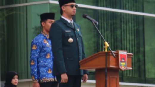 Wako Bukittinggi, Erman Safar Pimpin Upacara Peringatan HUT Korpri ke-51 dan HUT PGRI ke-77