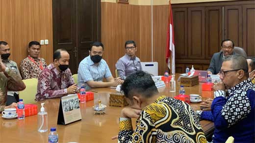 Fadly Amran berkoordinasi dengan Perpusnas