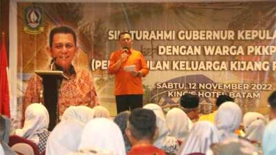 Warga Kijang Perantauan di Batam Antusias Sambut Gubernur Kepri