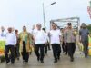 peresmian Jembatan Anak Emas di Desa Marok Tua