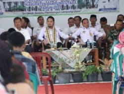 Tepati Janji, Wabup Lampura Pinjamkan Mesin Pencacah Sampah untuk Produksi Pakan Ternak