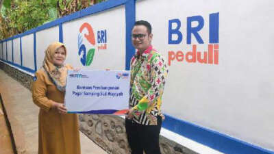 BRI Sijunjung Bantu Pembangunan Pagar SLB Aisyiyah