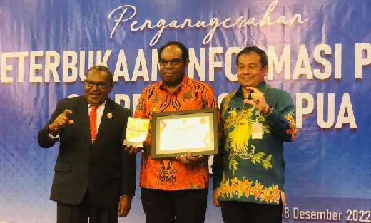 Penganugerahan Keterbukaan Informasi Badan Publik se-Provinsi Papua 2022