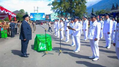 Bupati Pasaman Lantik dan Ambil Sumpah 33 Wali Nagari Terpilih