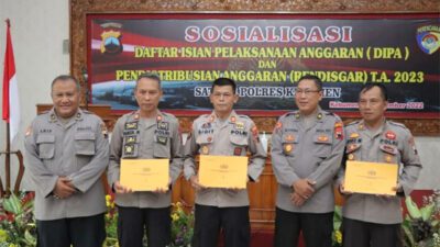 DIPA Anggaran Polres Kebumen Naik 21,69 Persen dari 2022