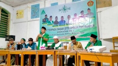 DPC Pemuda Ansor Bukittinggi Adakan Diklat Terpadu Dasar Selama 3 Hari