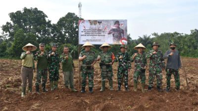 Dandim 0412 Lampung Utara Kembali Tanam Jagung Di Lahan Ketahanan Pangan Tni-Ad