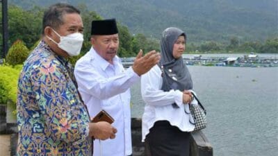 Tangani KJA, Dewan SDA Nasional Kunjungi Danau Maninjau