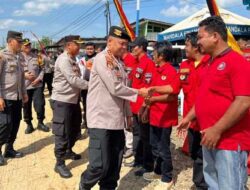 Dirsamapta Polda Sumbar Tinjau Kesiapan Pengamanan Nataru di Dharmasraya