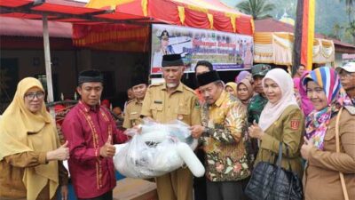 Gubernur Sumbar Serahkan Bantuan Mata Pencaharian Alternatif untuk Nelayan Danau Maninjau