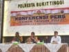 Kapolresta Bukittinggi Gelar Konferensi Pers Akhir Tahun 2022