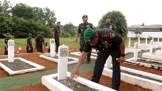 Rangkaian HUT Kodam II Sriwijaya, Kodim 0412 LU Ziarah Rombongan di TMP Kotabumi 1 Kodim 0412 LU Ziarah Rombongan di TMP Kotabumi