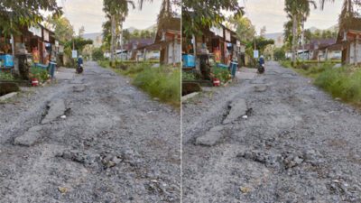Sudah 4 Tahun Rusak, Masyarakat Korong Kampung Jambu Minta Pemda Aspal Jalan