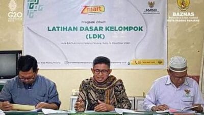Baznas Padang Panjang Gelar Pelatihan Dasar untuk 18 Saudagar Zmart