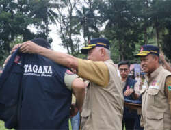 Gubernur Mahyeldi Pimpin Apel Siaga TAGANA se-Sumbar
