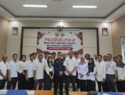 Camat Lantik dan Kukuhkan Pengurus Karang Taruna Sapuran Periode 2022-2027