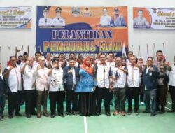 Pengurus KONI Pesisir Barat Masa Bakti 2022-2026 Dilantik