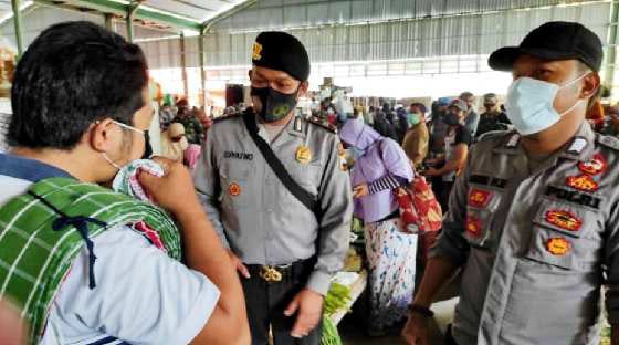 Polres Kebumen Patroli ke Pasar