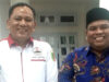 Ramandung Piliang bersama Bupati Padang Pariaman, Suhatri Bur