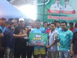 Tim Bola Voli Putra Nagari Ujung Gading Juara Bupati Pasbar Cup