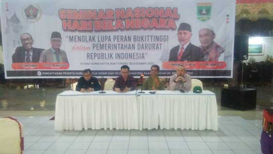 PWI Bukittinggi Gelar Seminar Nasional Hari Bela Negara